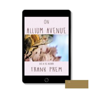 On Allium Avenue – Fixed Layout EPUB children’s picture–poetry book by Frank Prem, cover image